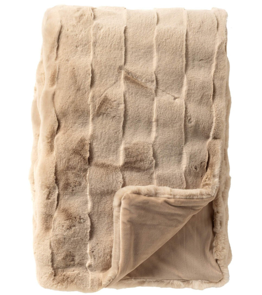 Dutch Decor Plaid 'Ferron' 130 x 160 cm Irish Cream - Beige